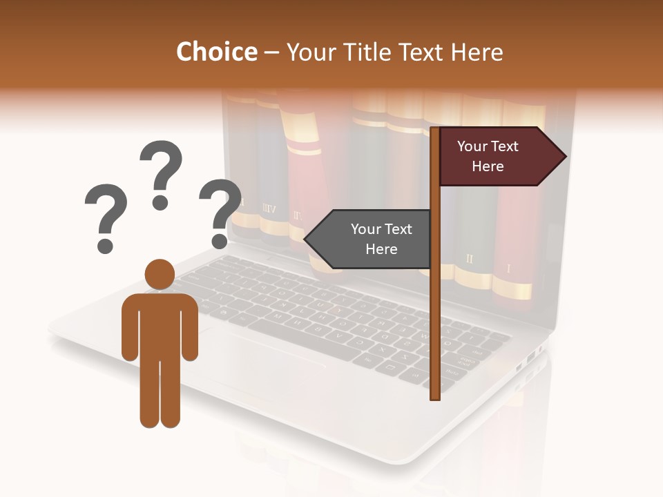 Home White Conditioner PowerPoint Template