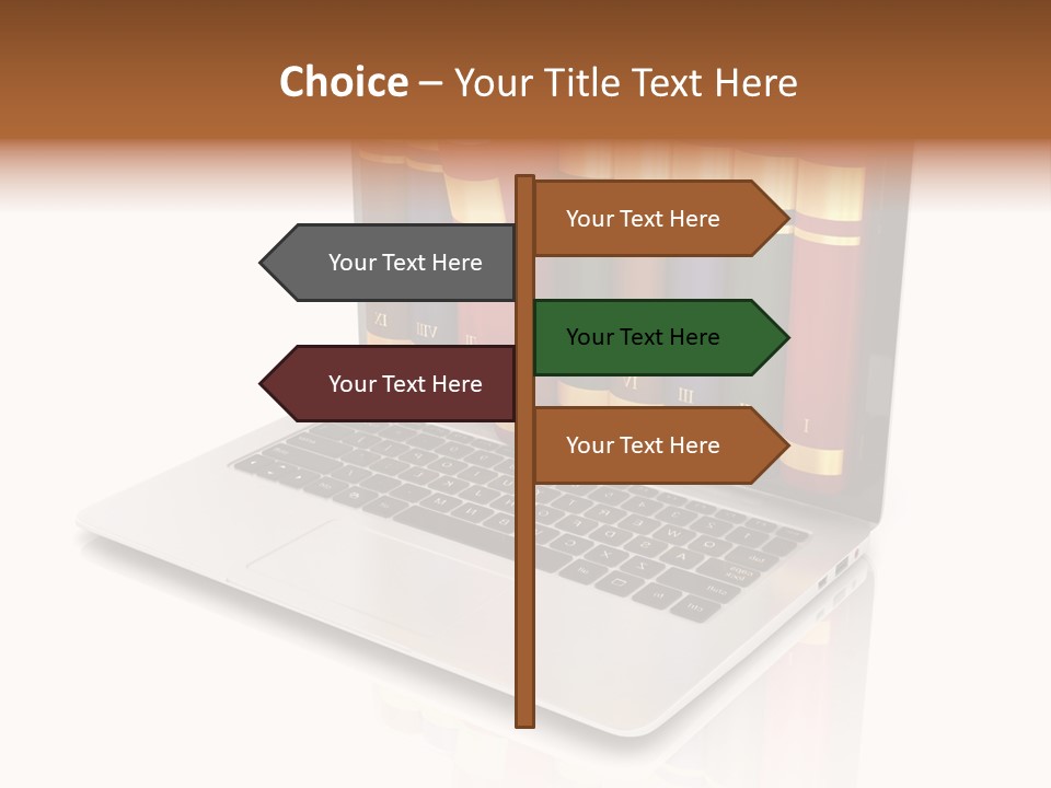 Home White Conditioner PowerPoint Template