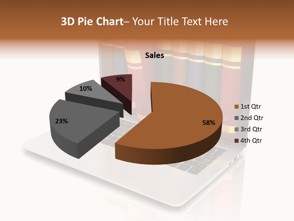 Home White Conditioner PowerPoint Template