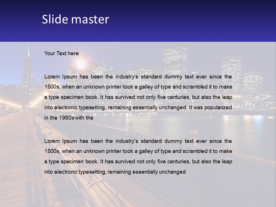 Technology Electricity Cold PowerPoint Template