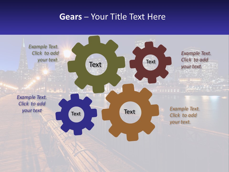 Technology Electricity Cold PowerPoint Template