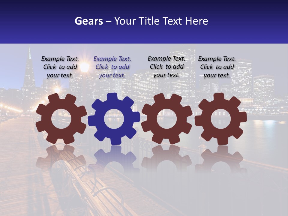 Technology Electricity Cold PowerPoint Template