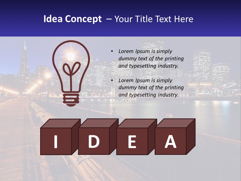 Technology Electricity Cold PowerPoint Template