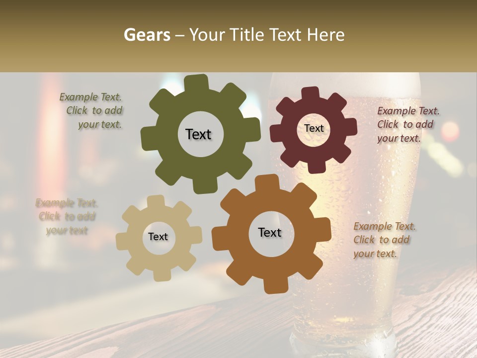 Cool White Conditioner PowerPoint Template