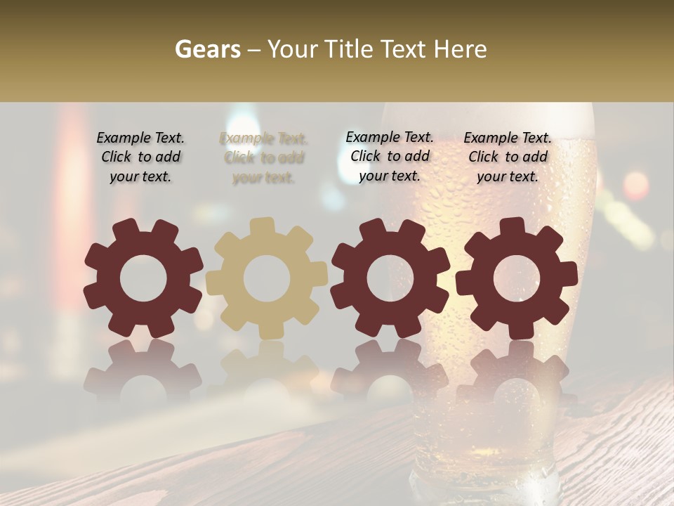 Cool White Conditioner PowerPoint Template