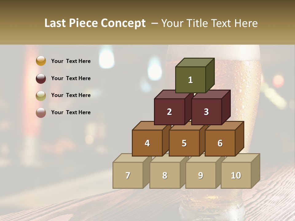 Cool White Conditioner PowerPoint Template