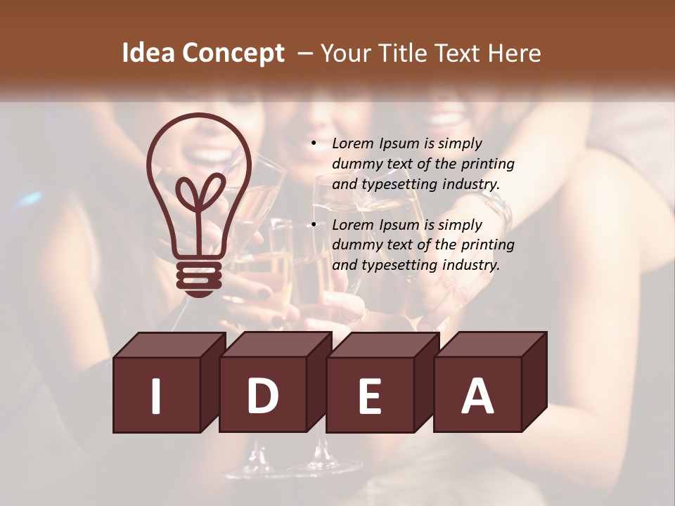 Electricity Cold Temperature PowerPoint Template