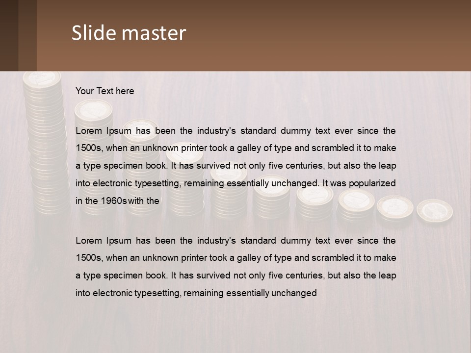 Unit Part Supply PowerPoint Template