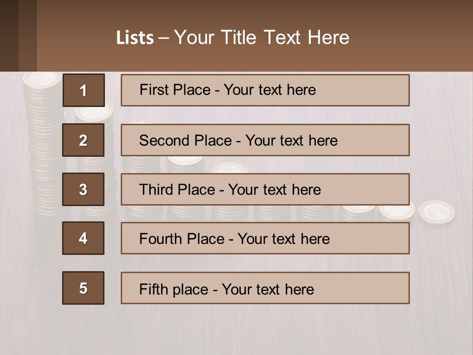 Unit Part Supply PowerPoint Template