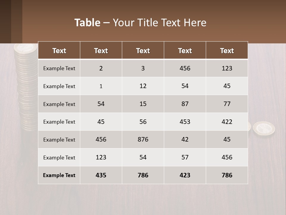 Unit Part Supply PowerPoint Template