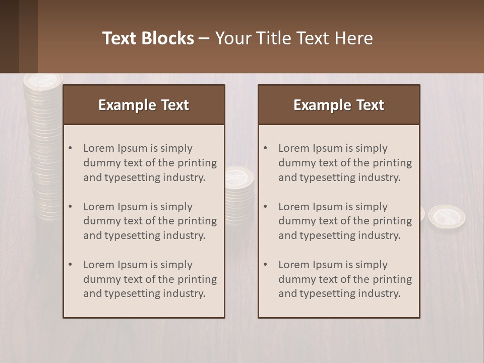 Unit Part Supply PowerPoint Template