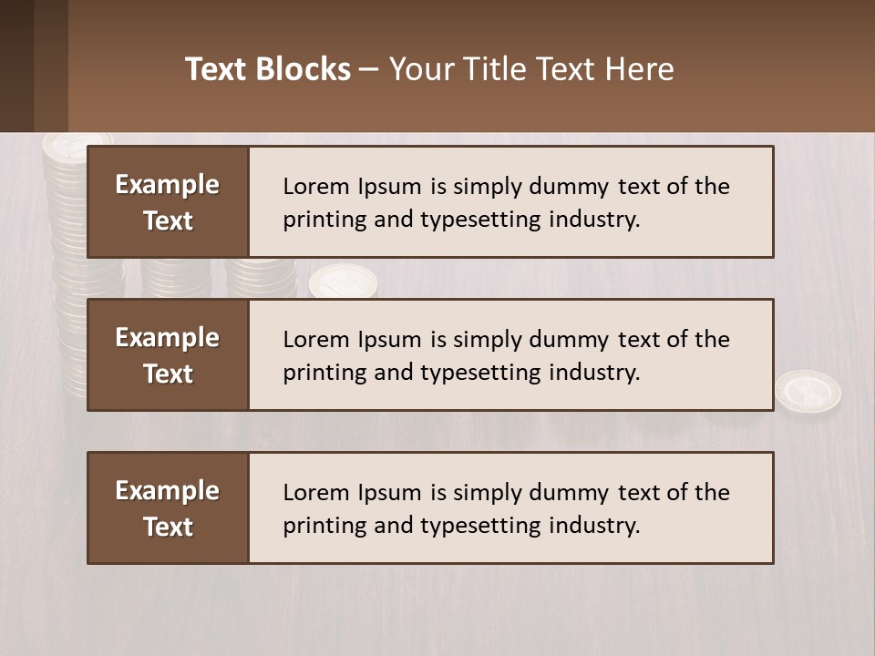 Unit Part Supply PowerPoint Template