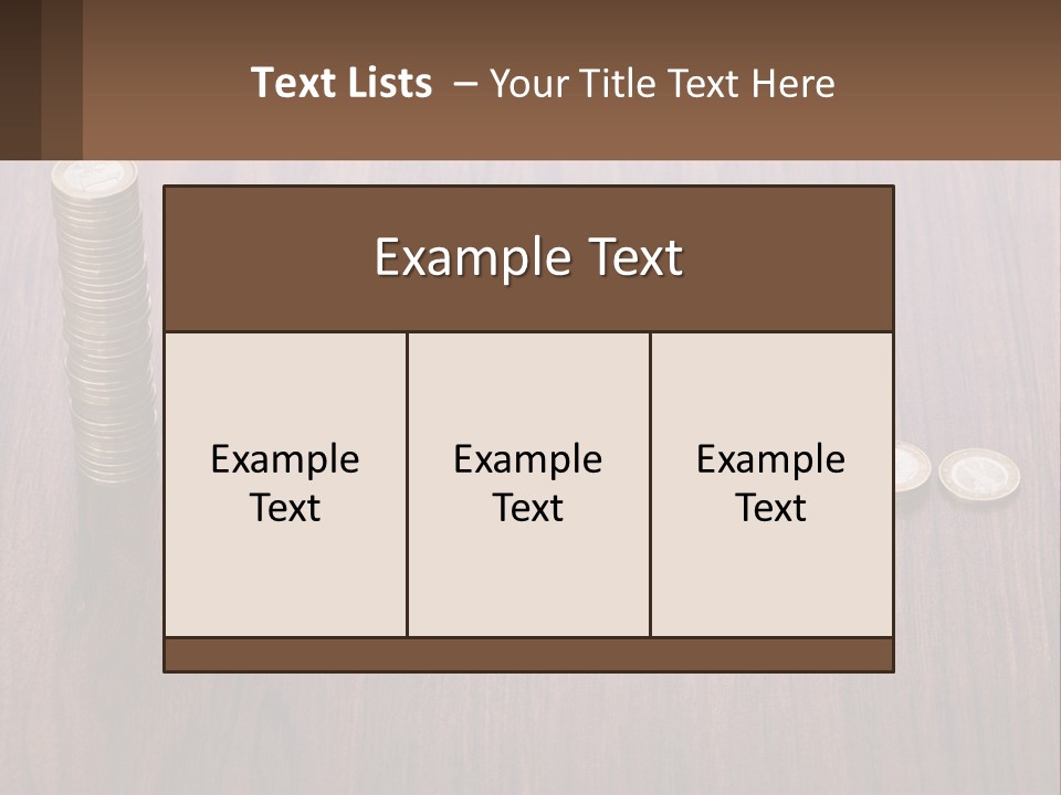 Unit Part Supply PowerPoint Template