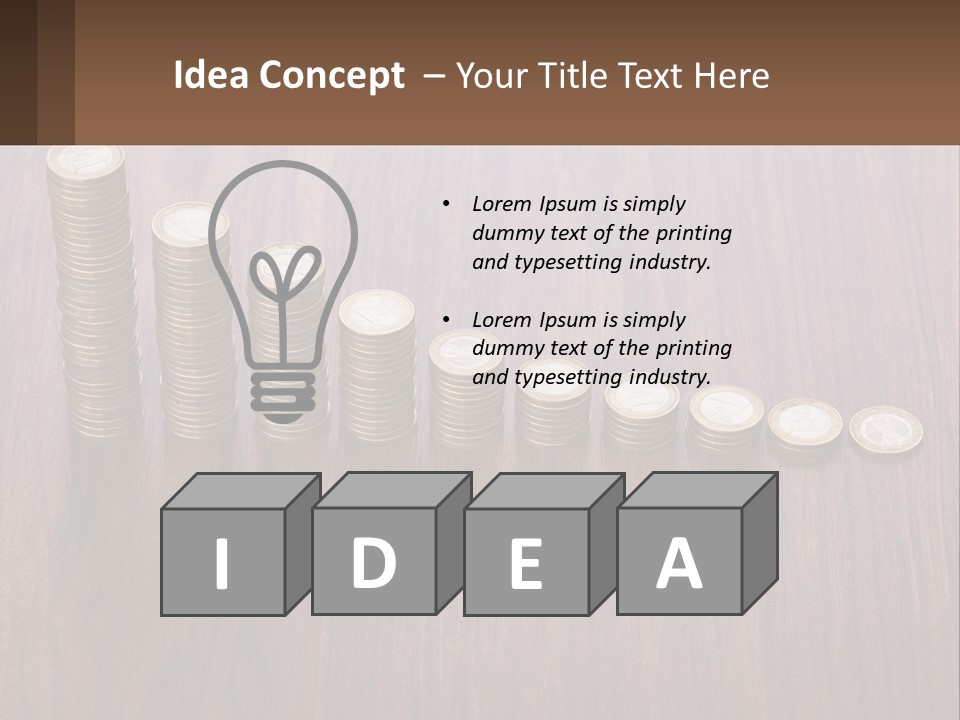 Unit Part Supply PowerPoint Template