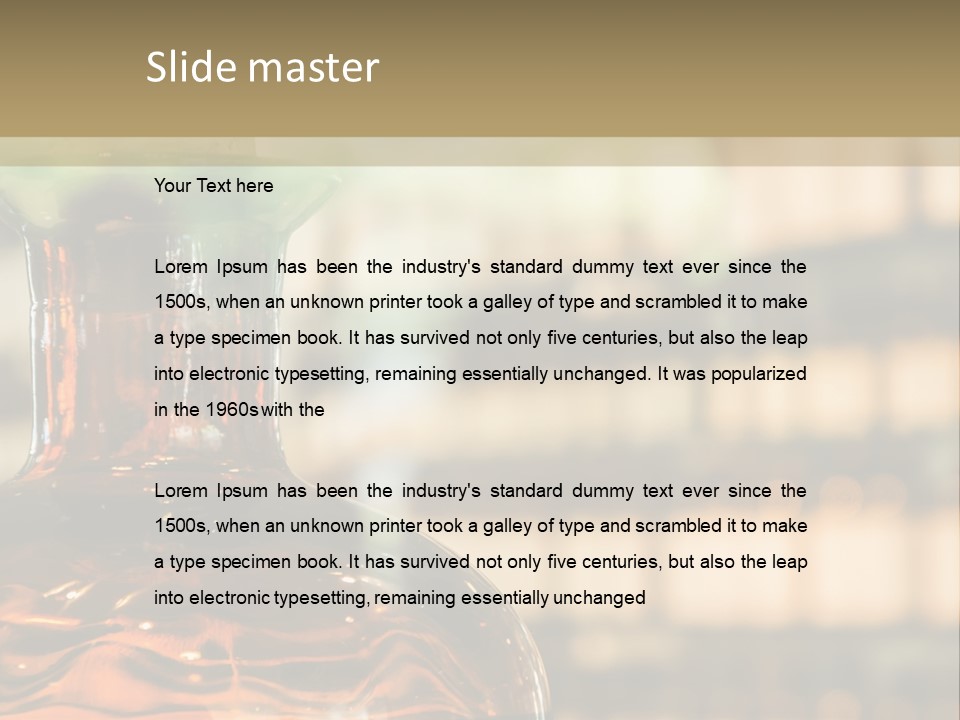 Electric White Unit PowerPoint Template