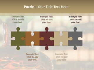 Electric White Unit PowerPoint Template