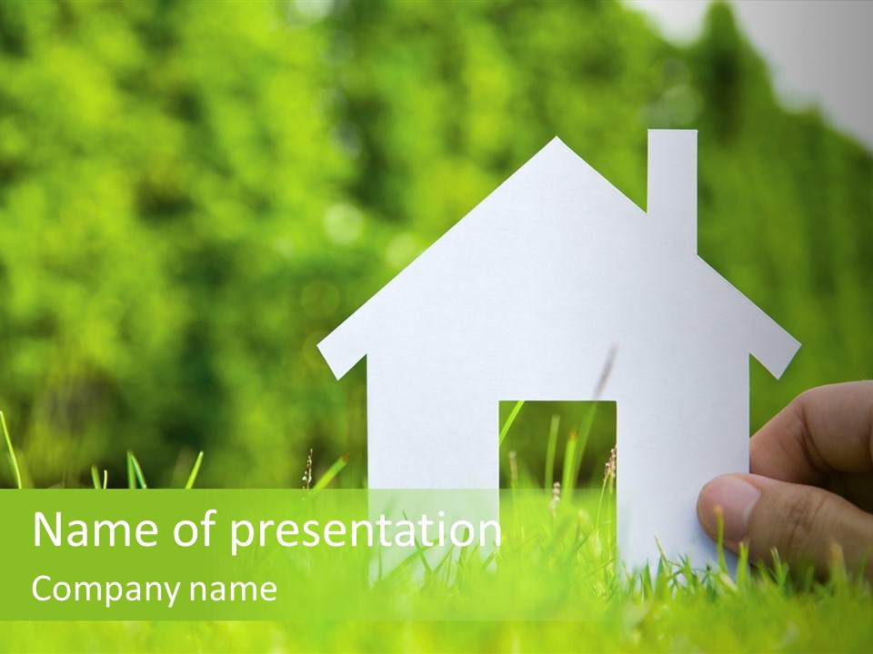 Part House Energy PowerPoint Template