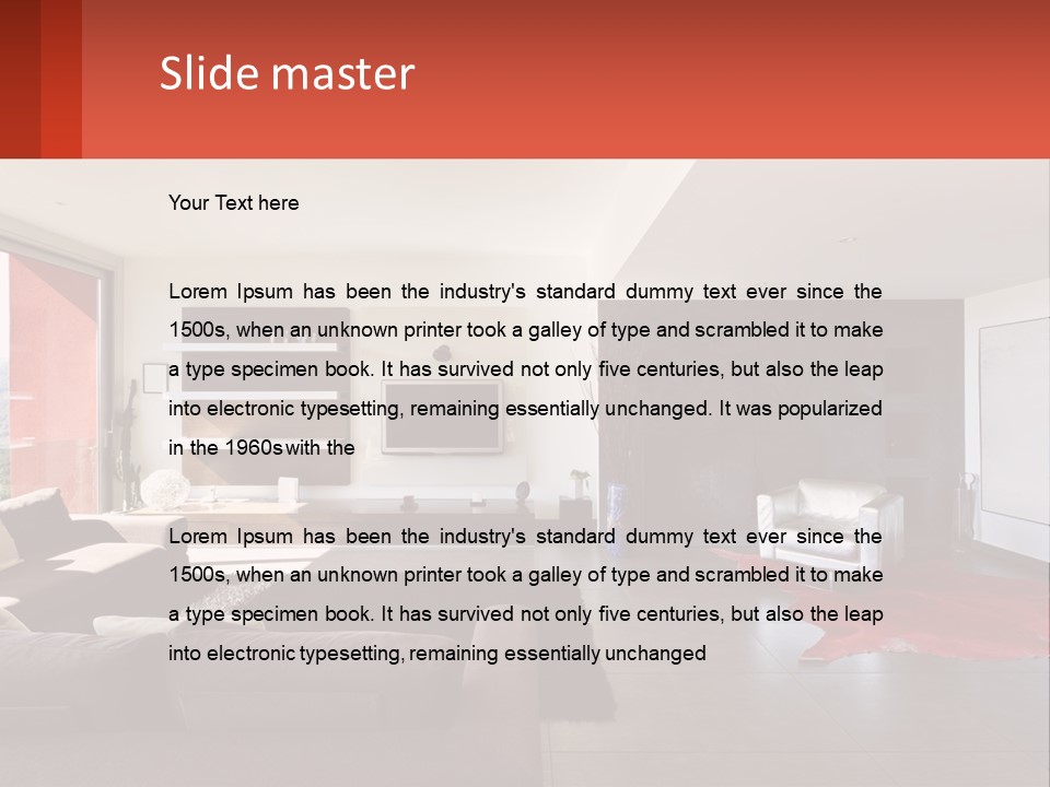 Supply Air Home PowerPoint Template