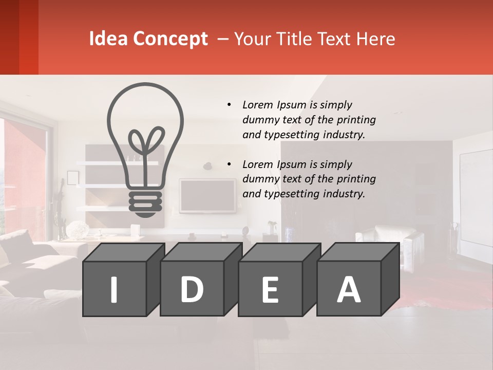 Supply Air Home PowerPoint Template