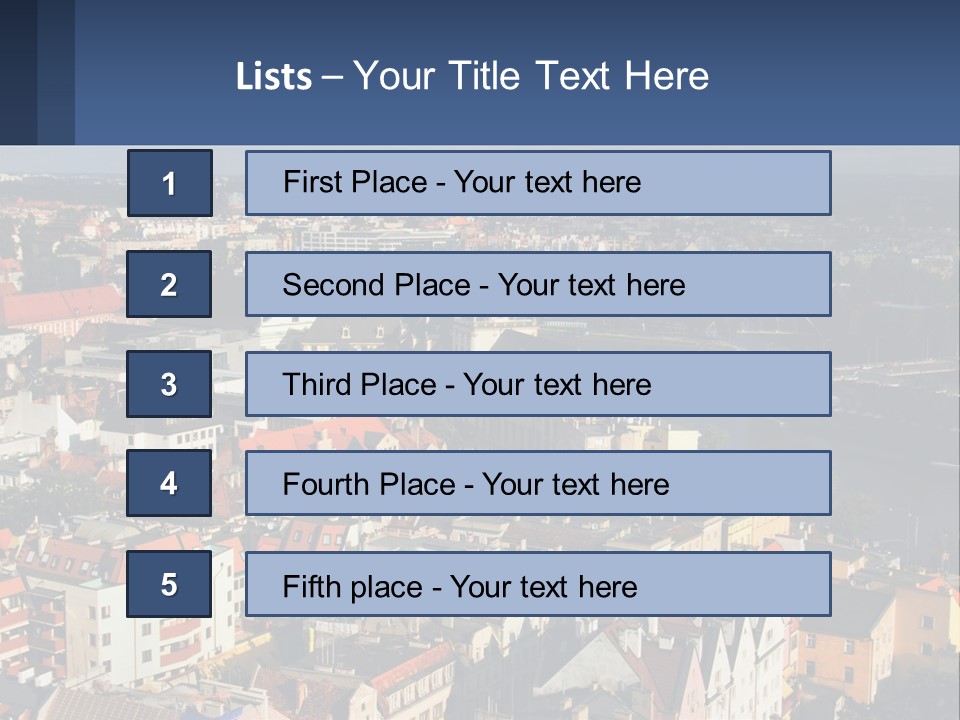 House Cooling Supply PowerPoint Template