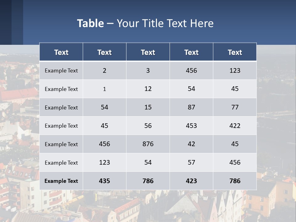 House Cooling Supply PowerPoint Template