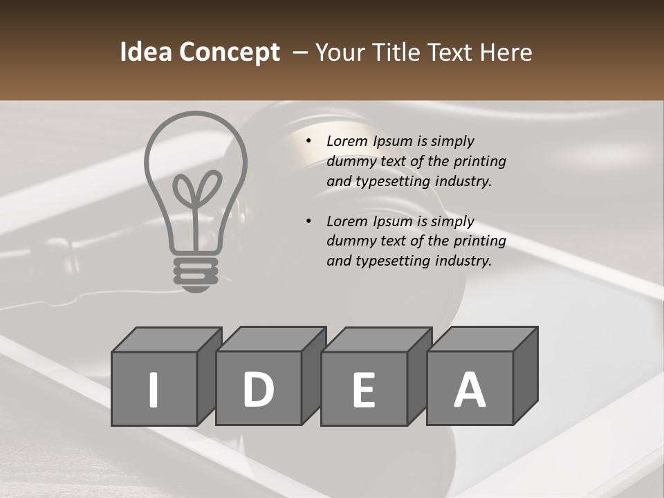 Energy Conditioner Electricity PowerPoint Template