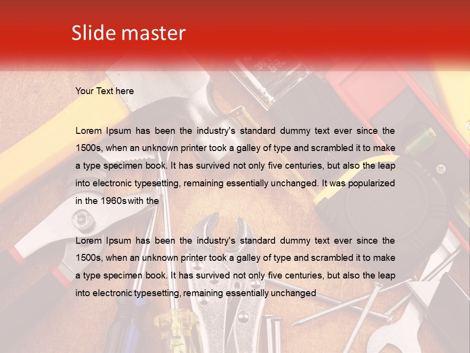 Air Supply Unit PowerPoint Template