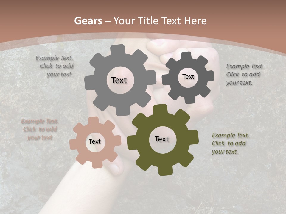 Cooling White Air PowerPoint Template