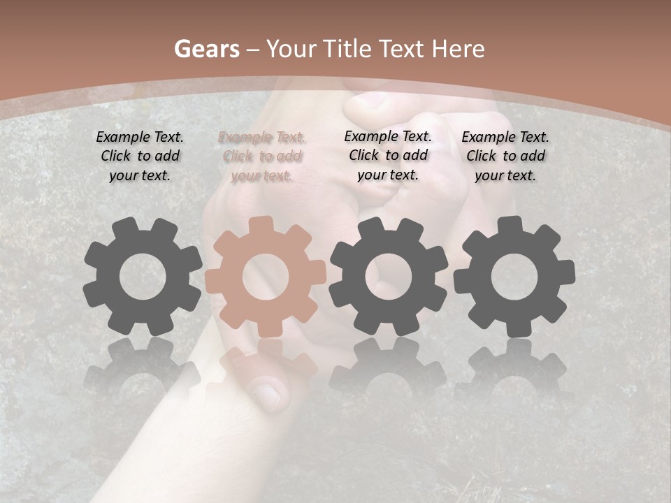 Cooling White Air PowerPoint Template