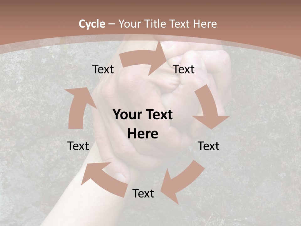 Cooling White Air PowerPoint Template