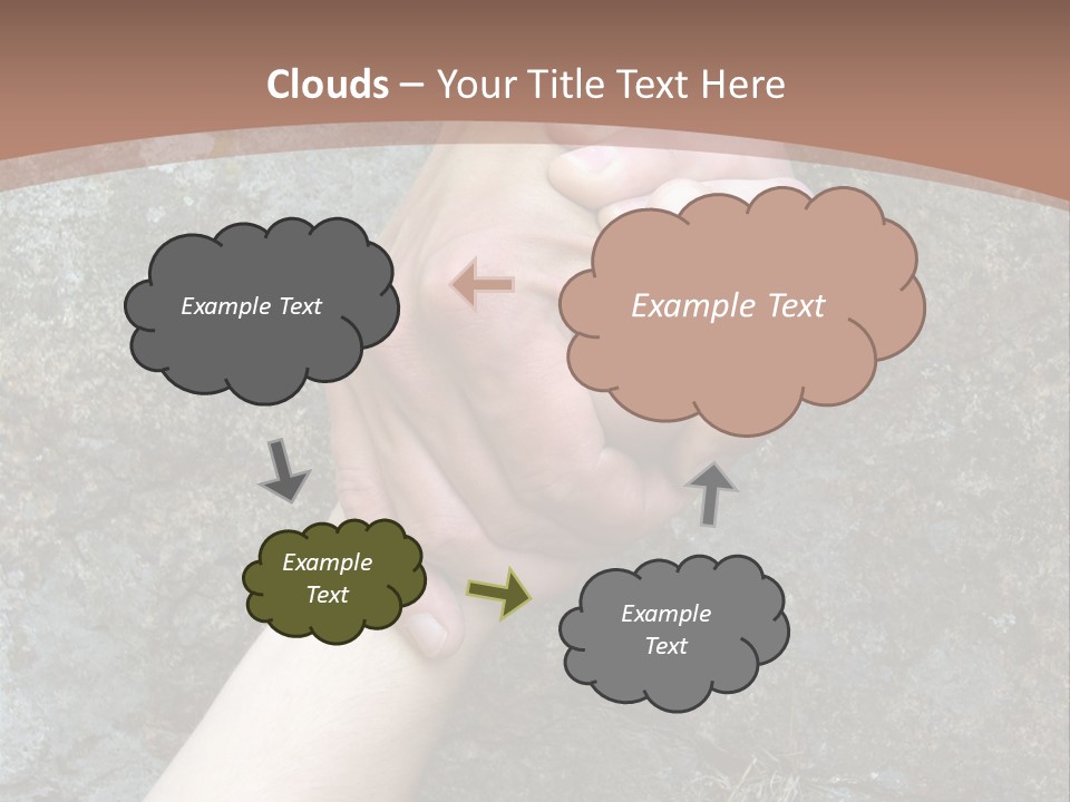 Cooling White Air PowerPoint Template
