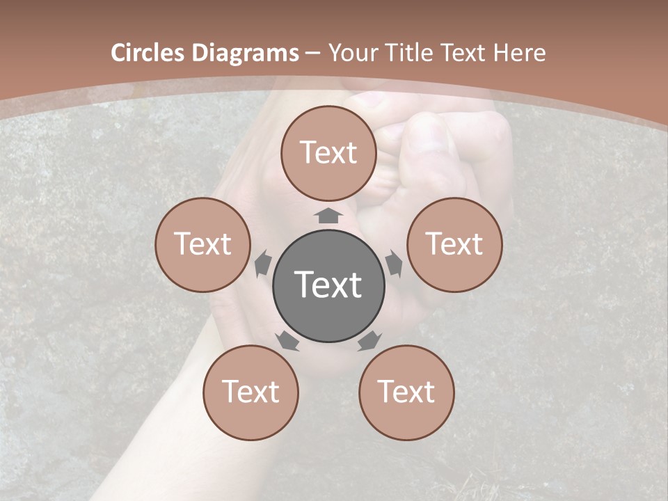 Cooling White Air PowerPoint Template