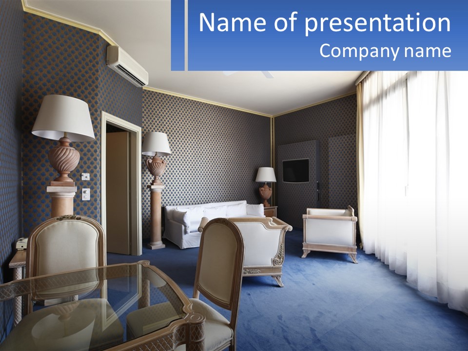 Ventilation House Industry PowerPoint Template