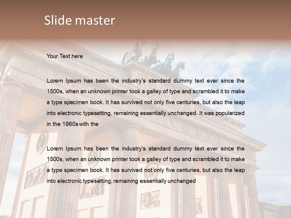 Electric House Cool PowerPoint Template