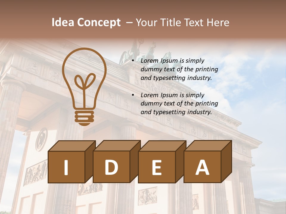 Electric House Cool PowerPoint Template