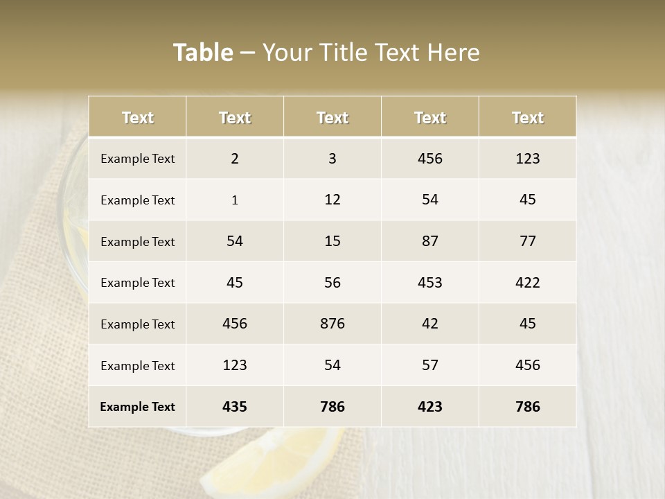 Cold Home Power PowerPoint Template