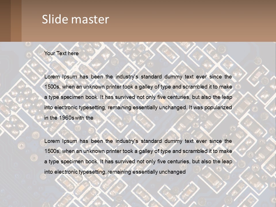 House Electricity Energy PowerPoint Template