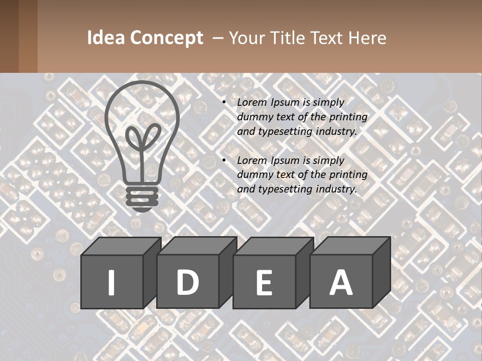 House Electricity Energy PowerPoint Template