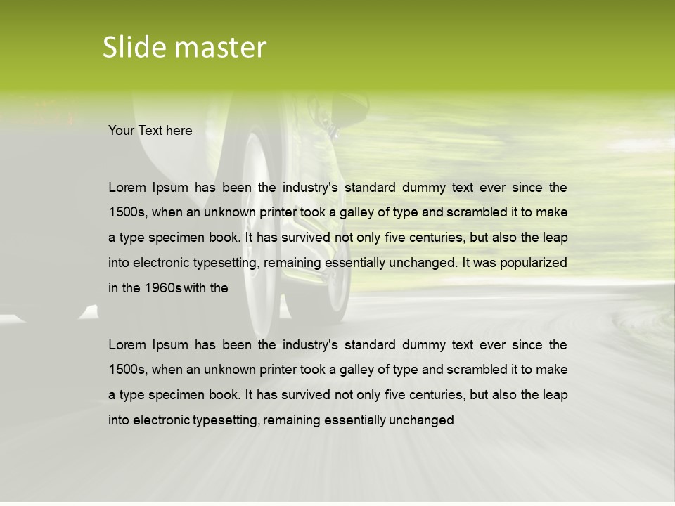 Condition Heat Part PowerPoint Template