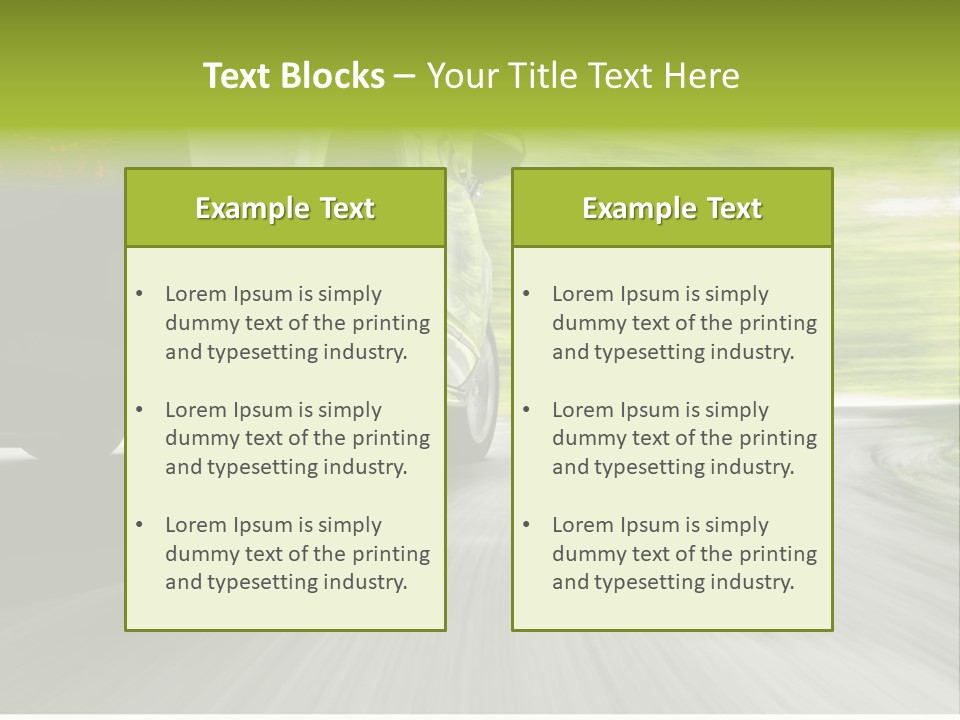 Condition Heat Part PowerPoint Template