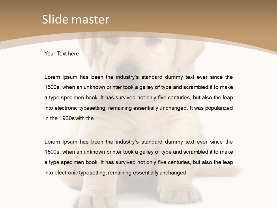 Supply Unit Temperature PowerPoint Template