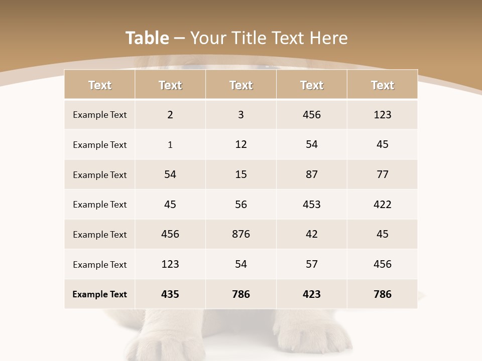 Supply Unit Temperature PowerPoint Template