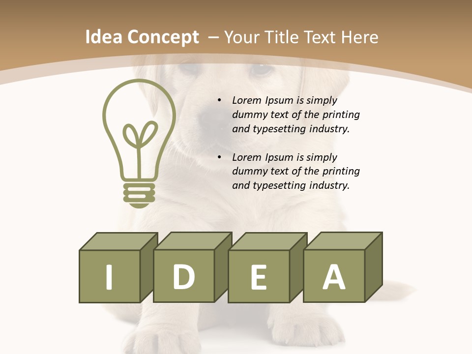 Supply Unit Temperature PowerPoint Template
