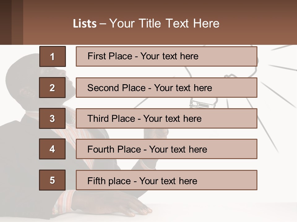Cold Power Remote PowerPoint Template