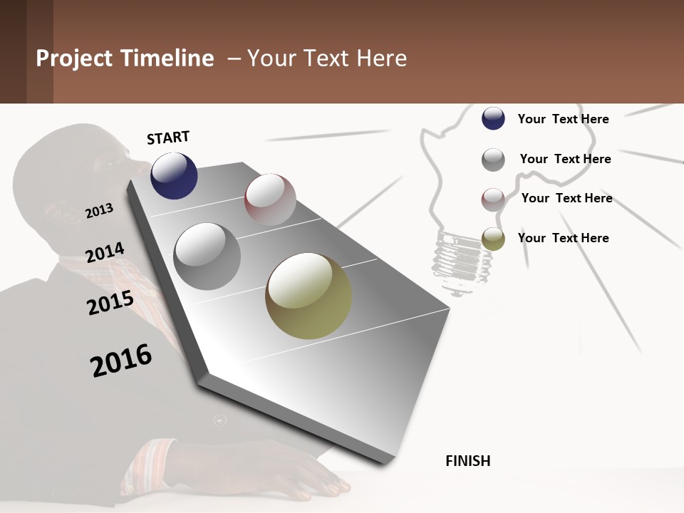Cold Power Remote PowerPoint Template