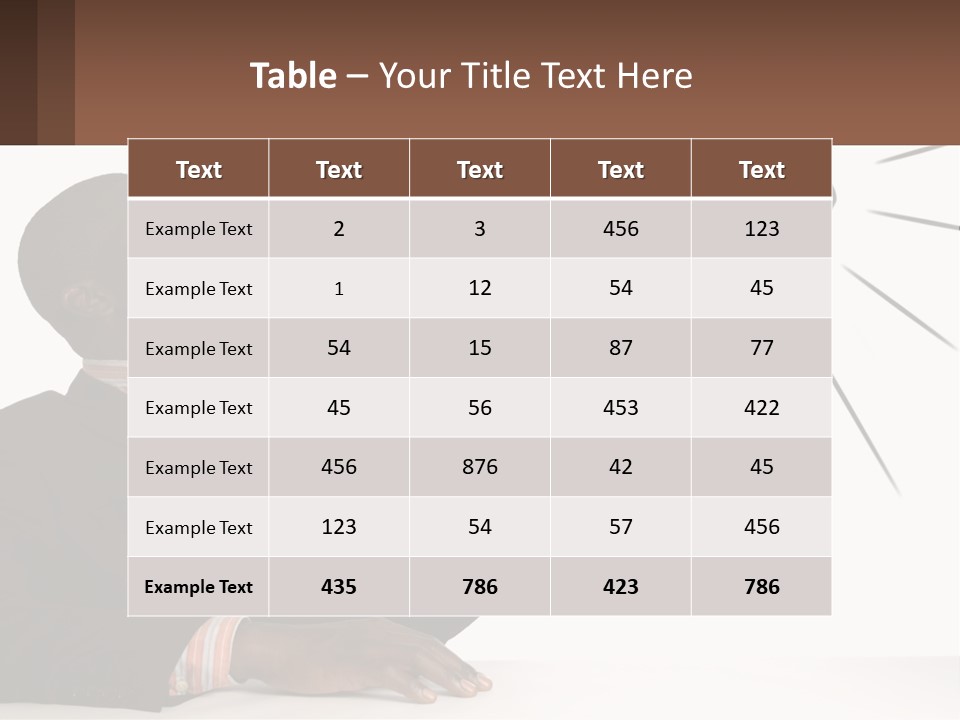 Cold Power Remote PowerPoint Template