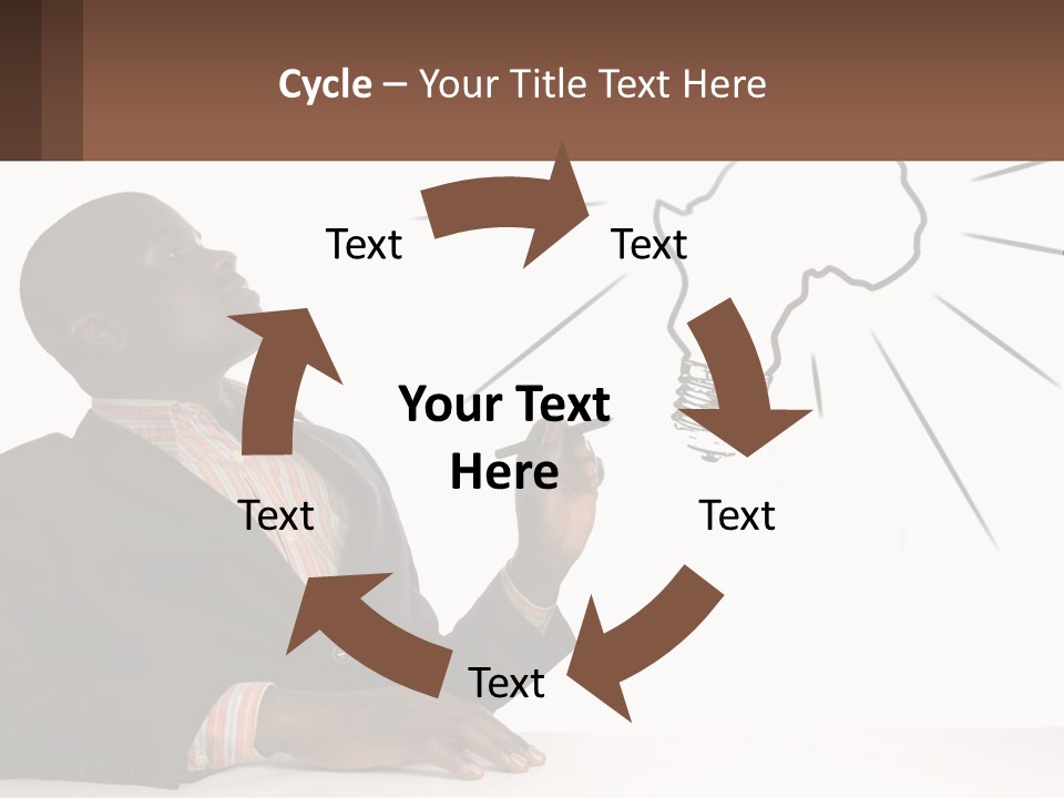 Cold Power Remote PowerPoint Template