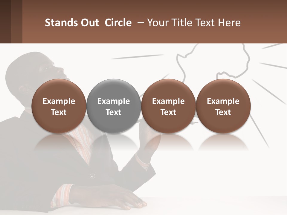 Cold Power Remote PowerPoint Template