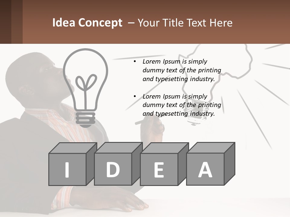 Cold Power Remote PowerPoint Template