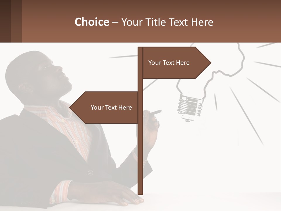Cold Power Remote PowerPoint Template